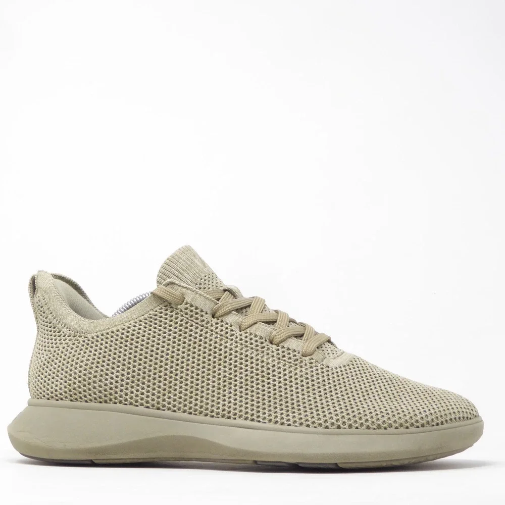 VIVAIA Mens Urban Unisex Sneakers Sliders Green Knit Lace Up 45 / 11.5